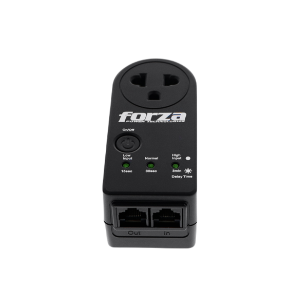 Protector de Voltaje Forza FVP-1202N-A Negro