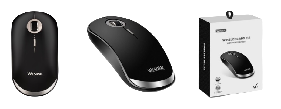 Mouse inalámbrico WESDAR V1 Negro - Imagen 2