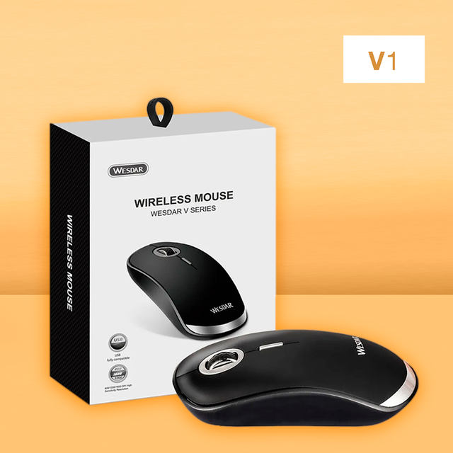 Mouse inalámbrico WESDAR V1 Negro