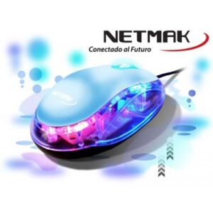 Mouse USB Luminoso NM-MO15 color plata