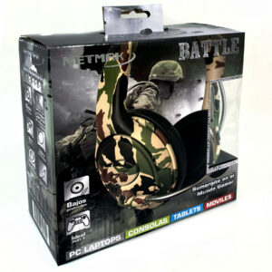Auricular Gamer con Micrófono Netmak Camuflado