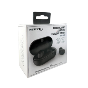 Auricular Bluetooth Earbuds NM-BUD NETMAK NEGRO