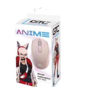 Mouse Inalámbrico GTC Anime ANI-M03 Rosa