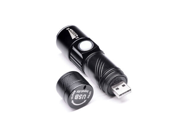 Linterna de Aluminio LED Nisuta 3W Bateria Recargable - Imagen 3