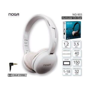 Auricualr Cableado PC- MP3 NOGA BLANCO