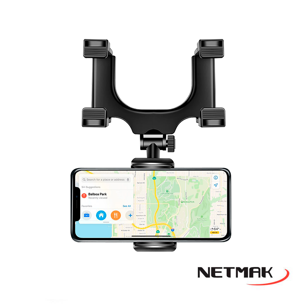 Soporte Celular Para Espejo Retrovisor Netmak (NM-HC25) - Imagen 2