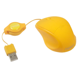MINI MOUSE RETRÁCTIL NOGA  NGM-418 Amarillo