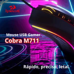 Mouse  Gamer USB  Redragon Cobra 10.000DPI (M711)