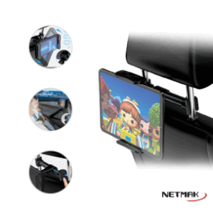 Soporte para Tablet Apoya Cabeza de Auto Netmak (NM-HC87)