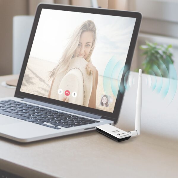 Adaptador de red USB inalámbrico 150 Mbps  TP-LINK (TL-WN722N) - Imagen 5