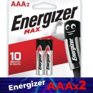 Pila Energizer Alcalina AAA Blister X2 1.5V (AAA BP2)