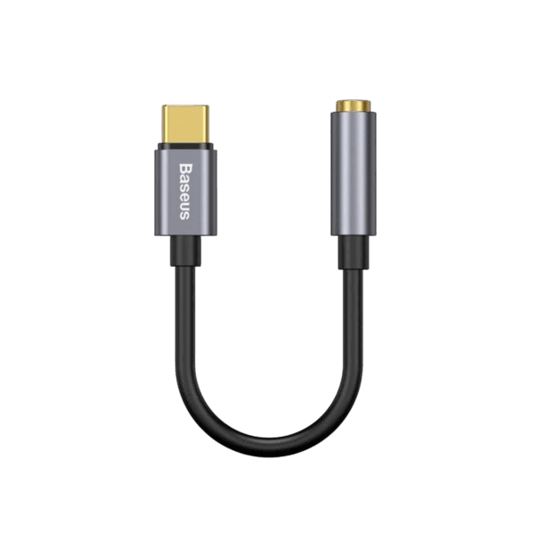 Cable Tipo-C a 3.5mm Baseus (CATL54-0G) Space Gray