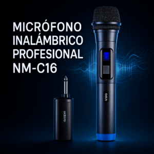 Micrófono Inalámbrico Profesional  NM-MC16 NETMAK