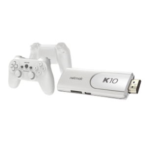 Mini Consola 4K HDMI TV 40000 Juegos Netmak NM-K10-W Blanco